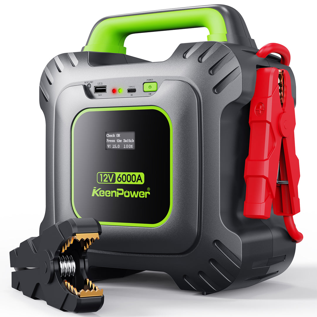 KeenPower 6000A Super Capacitor Jump Starter 12V Car Battery Booster J KeenPower 6000A Super Capacitor Jump Starter 12V Car Battery Booster J